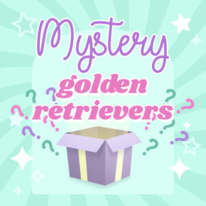 Mystery Golden Retriever 3-Pack Brooches & Lapel Pins Flair Fighter