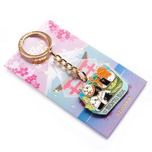 Bento Box Cats Enamel Keychain Keychain Flair Fighter