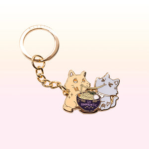 So Ramentic Cats Enamel Keychain Keychains Flair Fighter