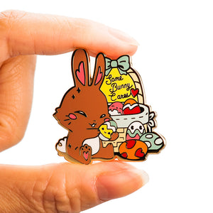 Some Bunny Cares Enamel Pin Brooches & Lapel Pins Flair Fighter