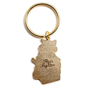 Sorry I'm Fully Booked Cat Enamel Keychain  Flair Fighter