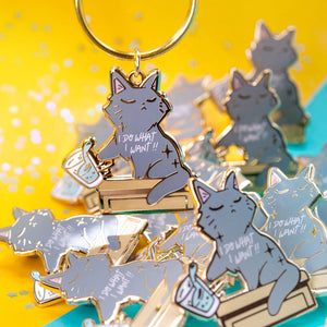 I Do What I Want (Chartreux Cat) Keychain  Flair Fighter