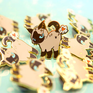 Cat Fart Enamel Pin Brooches & Lapel Pins Flair Fighter