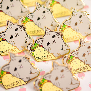 Taco Cat Enamel Pin Brooches & Lapel Pins Flair Fighter