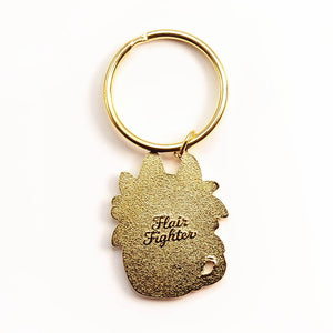 "I Need Tea" Husky Enamel Keychain  Flair Fighter
