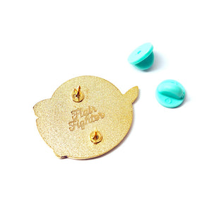 "Always Hungry" Blue Whale Enamel Pin Brooches & Lapel Pins Flair Fighter