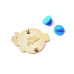 Sleepy Whale Enamel Pin Brooches & Lapel Pins Flair Fighter