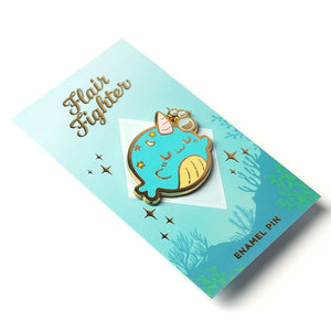 Sleepy Whale Enamel Pin Brooches & Lapel Pins Flair Fighter