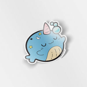 Sleepy Whale Vinyl Sticker Decorative Stickers Flair Fighter