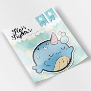Sleepy Whale Vinyl Sticker Decorative Stickers Flair Fighter
