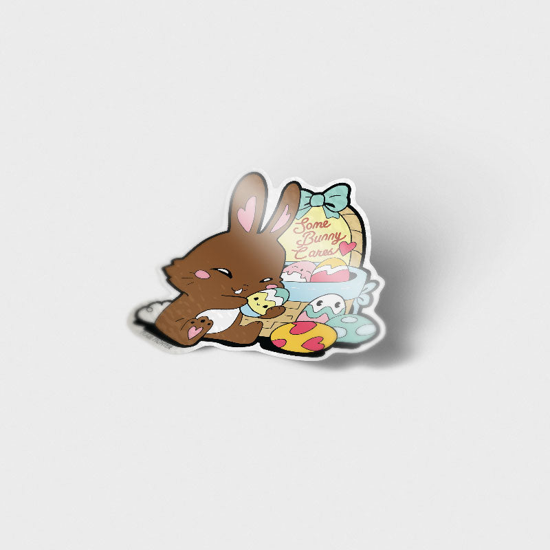 Some Bunny Cares Vinyl Sticker Decorative Stickers Flair Fighter   