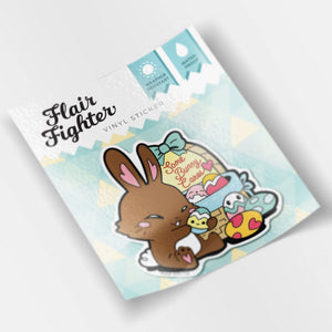 Some Bunny Cares Vinyl Sticker Decorative Stickers Flair Fighter