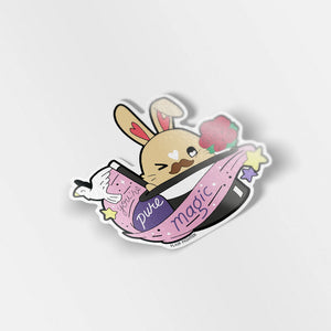 Magic Hat Bunny Vinyl Sticker Decorative Stickers Flair Fighter