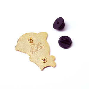 "Cute n Deadly" Orca Killer Whale Enamel Pin Brooches & Lapel Pins Flair Fighter