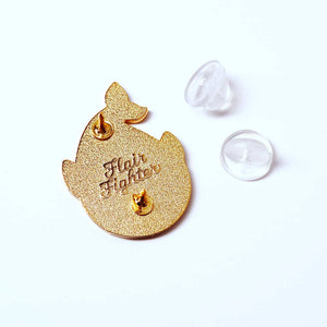 White Whale Enamel Pin Brooches & Lapel Pins Flair Fighter