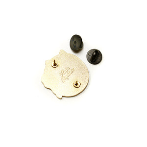 Black & Tan Shiba Inu Donut Enamel Pin Brooches & Lapel Pins Flair Fighter