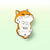 Red Shiba Inu Belly Rub "Yasss" Enamel Pin Brooches & Lapel Pins Flair Fighter   