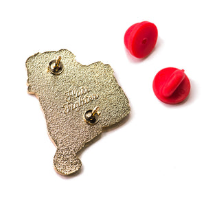 A Purrfect Start To The Day S*Bucks Version (Scottish Fold Cat) Enamel Pin Brooches & Lapel Pins Flair Fighter