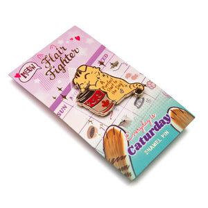 A Purrfect Start To The Day Timmies Version (Scottish Fold Cat) Enamel Pin Brooches & Lapel Pins Flair Fighter