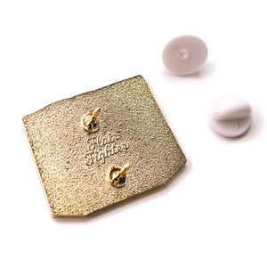 All Boxed In (Turkish Angora Cat) Enamel Pin Brooches & Lapel Pins Flair Fighter