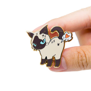 Cat Fart Enamel Pin Brooches & Lapel Pins Flair Fighter
