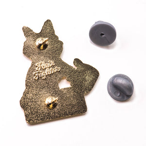 I Do What I Want (Chartreux Cat) Enamel Pin Brooches & Lapel Pins Flair Fighter