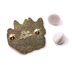 I Heart Snuggles (Manx Cat & American Bobtail Cat) Enamel Pin Brooches & Lapel Pins Flair Fighter