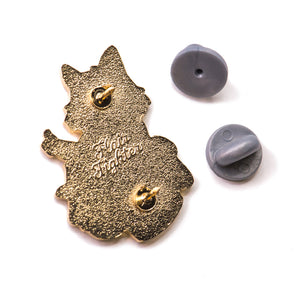 I'm Literal Trash (Norwegian Forest Cat) Enamel Pin Brooches & Lapel Pins Flair Fighter