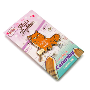 My Resting Cat Face (Persian Cat) Enamel Pin Brooches & Lapel Pins Flair Fighter