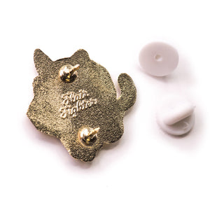 Pure Bread Cat (Munchkin Cat) Enamel Pin Brooches & Lapel Pins Flair Fighter