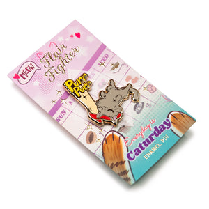 Purr Purr Rub Rub Ver. B Version RIGHT LEG (Russian Blue) Enamel Pin Brooches & Lapel Pins Flair Fighter