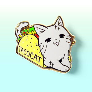 Taco Cat Enamel Pin Brooches & Lapel Pins Flair Fighter