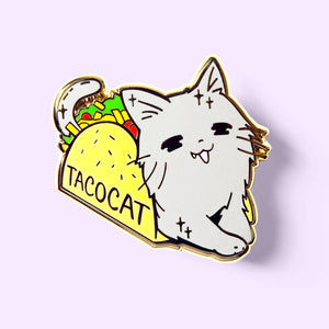 Taco Cat Enamel Pin Brooches & Lapel Pins Flair Fighter