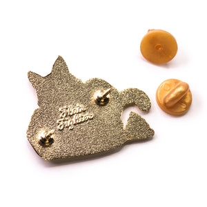 Whatever (Snowshoe Cat) Enamel Pin Brooches & Lapel Pins Flair Fighter