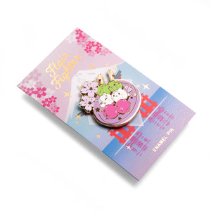 Kitty Dango Enamel Pin Brooches & Lapel Pins Flair Fighter
