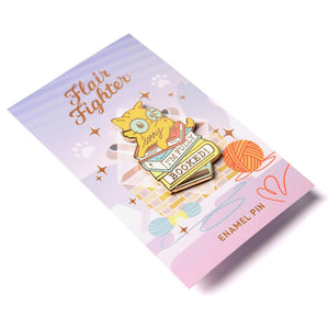 Sorry I'm Fully Booked Cat Enamel Pin Brooches & Lapel Pins Flair Fighter
