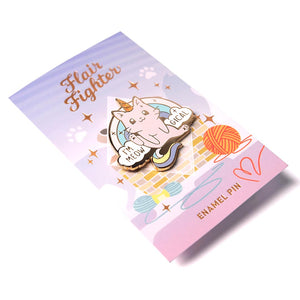 Meowgical Caticorn Unicorn Cat Enamel Pin Brooches & Lapel Pins Flair Fighter