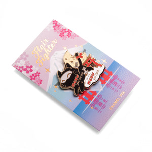 Ninja Cat Enamel Pin Brooches & Lapel Pins Flair Fighter