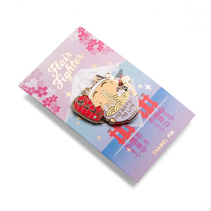 No Ramen No Life Cat Enamel Pin Brooches & Lapel Pins Flair Fighter