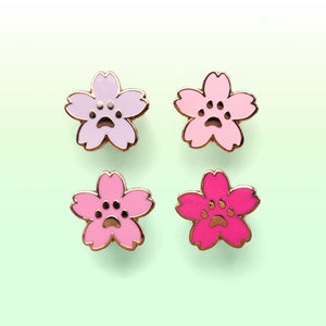 Sakura Paws Mini Enamel Pins Brooches & Lapel Pins Flair Fighter