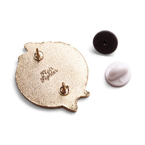 Sakura Yin Yang Cats Enamel Pin Brooches & Lapel Pins Flair Fighter