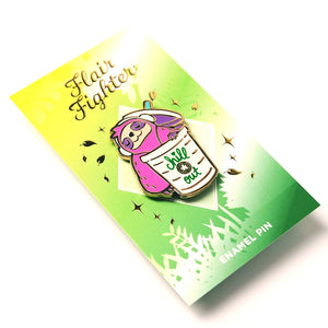 Chill Out Sloth Coffee Enamel Pin Brooches & Lapel Pins Flair Fighter