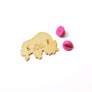 Sleepy Vibes Only Sleeping Sloth Enamel Pin Brooches & Lapel Pins Flair Fighter