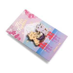 So Ramentic Cats Enamel Pin Brooches & Lapel Pins Flair Fighter