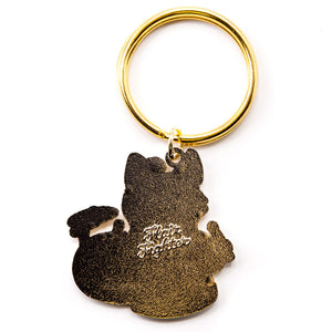 Beat It (Abyssinian Cat) Keychain  Flair Fighter