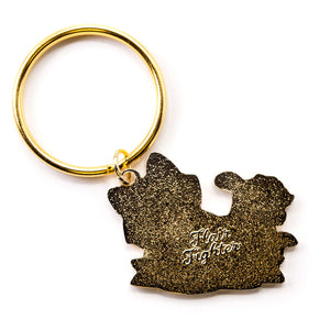 Check Meowt (Tuxedo Cat) Keychain Keychain Flair Fighter