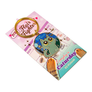 Creature Of The Night (Chartreux Cat) Keychain  Flair Fighter