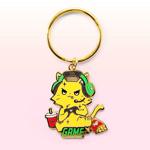 GAME (British Shorthair Cat) Keychain  Flair Fighter