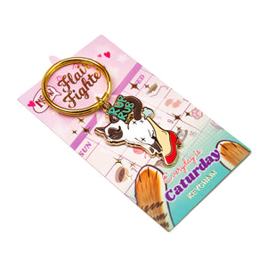 Purr Purr Rub Rub Ver. B Version LEFT LEG (Balinese) Keychain  Flair Fighter