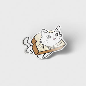 Pure Bread Cat (Munchkin Cat) Vinyl Sticker Decorative Stickers Flair Fighter